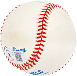 Frank Robinson Autographed Official AL Baseball Baltimore Orioles, Cincinnati Reds Beckett BAS #BH038124