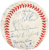 1989 Seattle Mariners Team Signed Autographed Official AL Baseball With 29 Signatures Including Ken Griffey Jr. Rookie Beckett BAS #AC56450