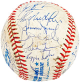 1989 Seattle Mariners Team Signed Autographed Official AL Baseball With 29 Signatures Including Ken Griffey Jr. Rookie Beckett BAS #AC56450