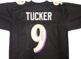 Baltimore Ravens Justin Tucker Autographed Black Jersey JSA Stock #232736