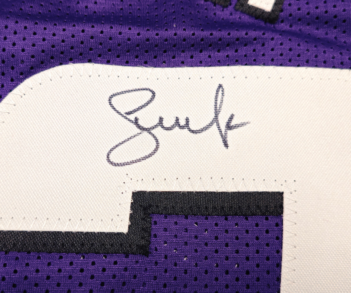 Phoenix Suns Steve Nash Autographed Purple Jersey Beckett BAS Witness Stock #233675