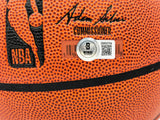 Steve Nash Autographed Authentic Series I/O Basketball Phoenix Suns Beckett BAS Witness Stock #233671