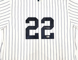 New York Yankees Juan Soto Autographed White W/Pinstripes Nike Jersey Size XXL Beckett BAS QR Stock #232742