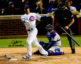 Willson Contreras Autographed 16x20 Photo Chicago Cubs "HR Off Kershaw" MLB Holo Stock #233350