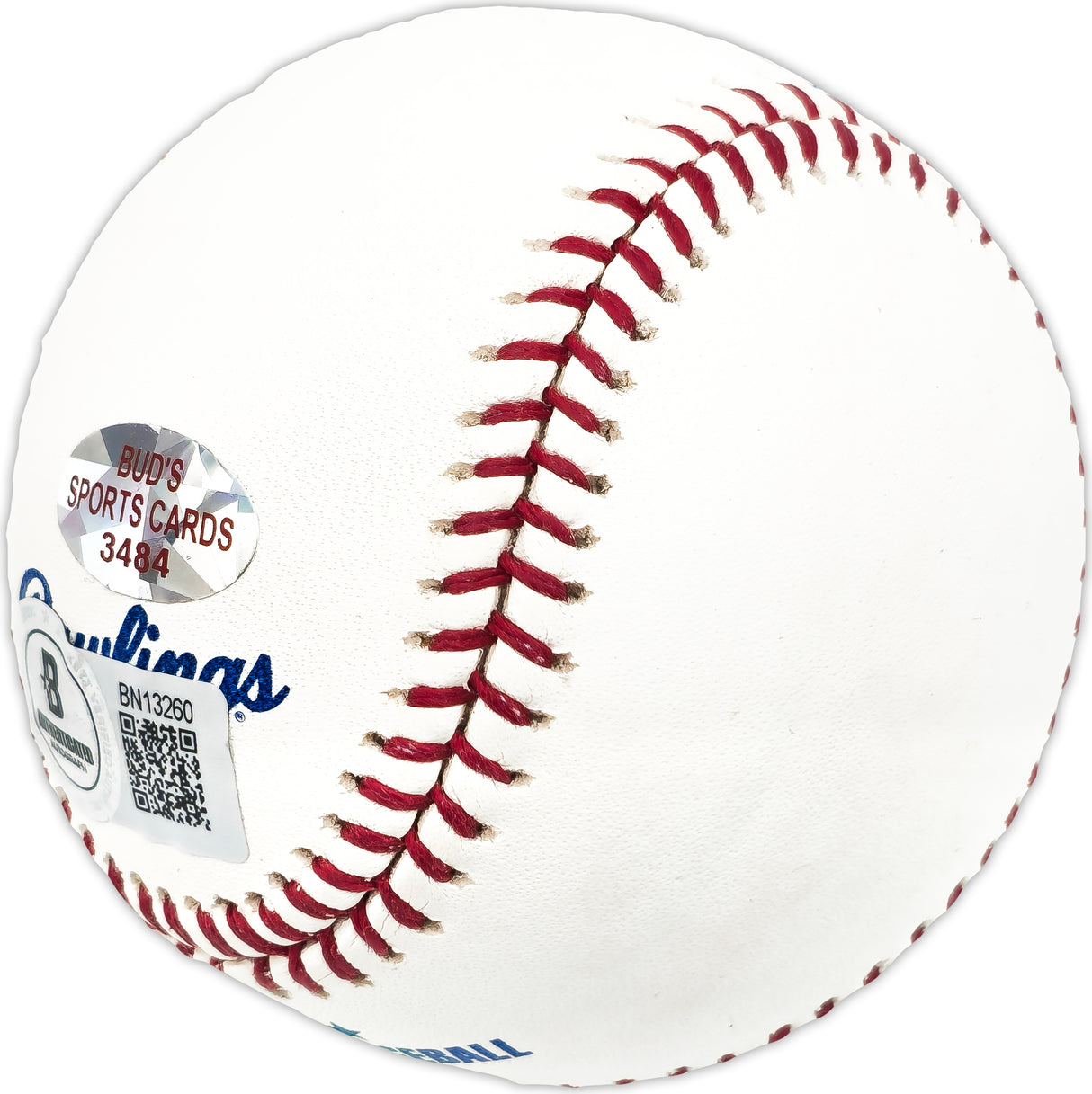 Clem Labine Autographed Official MLB Baseball Brooklyn Dodgers "1955 WS Champs" Beckett BAS QR #BN13260