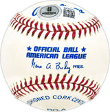 Joey Cora Autographed Official AL Baseball M's, White Sox Beckett BAS QR #BN13279