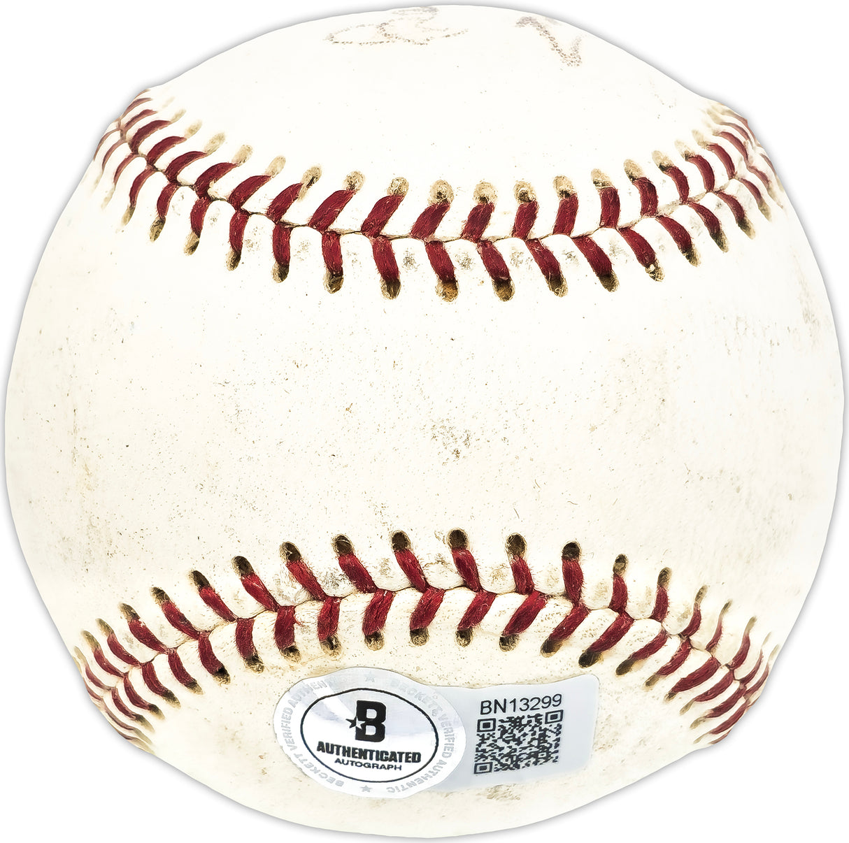 Stan Musial Autographed Official Giles NL Baseball St. Louis Cardinals "Best Wishes" Vintage Playing Days Signature Beckett BAS QR #BN13299