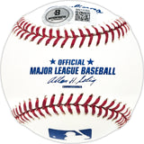 Maury Fisher Autographed Official MLB Baseball Cincinnati Reds Beckett BAS QR #BN13165