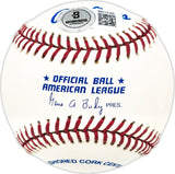 Norm Schlueter Autographed Official AL Baseball Chicago White Sox, Cleveland Indians Beckett BAS QR #BN13185