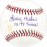 Larry Hisle Autographed Official MLB Baseball Minnesota Twins "73-77 Twins" Beckett BAS QR #BN13215