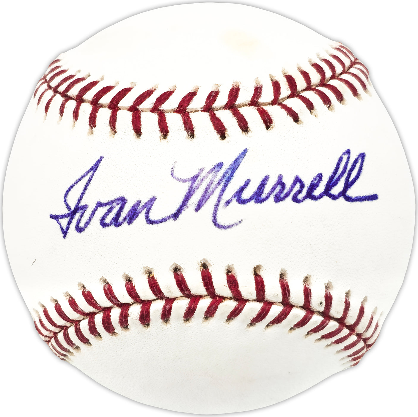 Ivan Murrell Autographed Official MLB Baseball Houston Astros, San Diego Padres Beckett BAS QR #BN13225