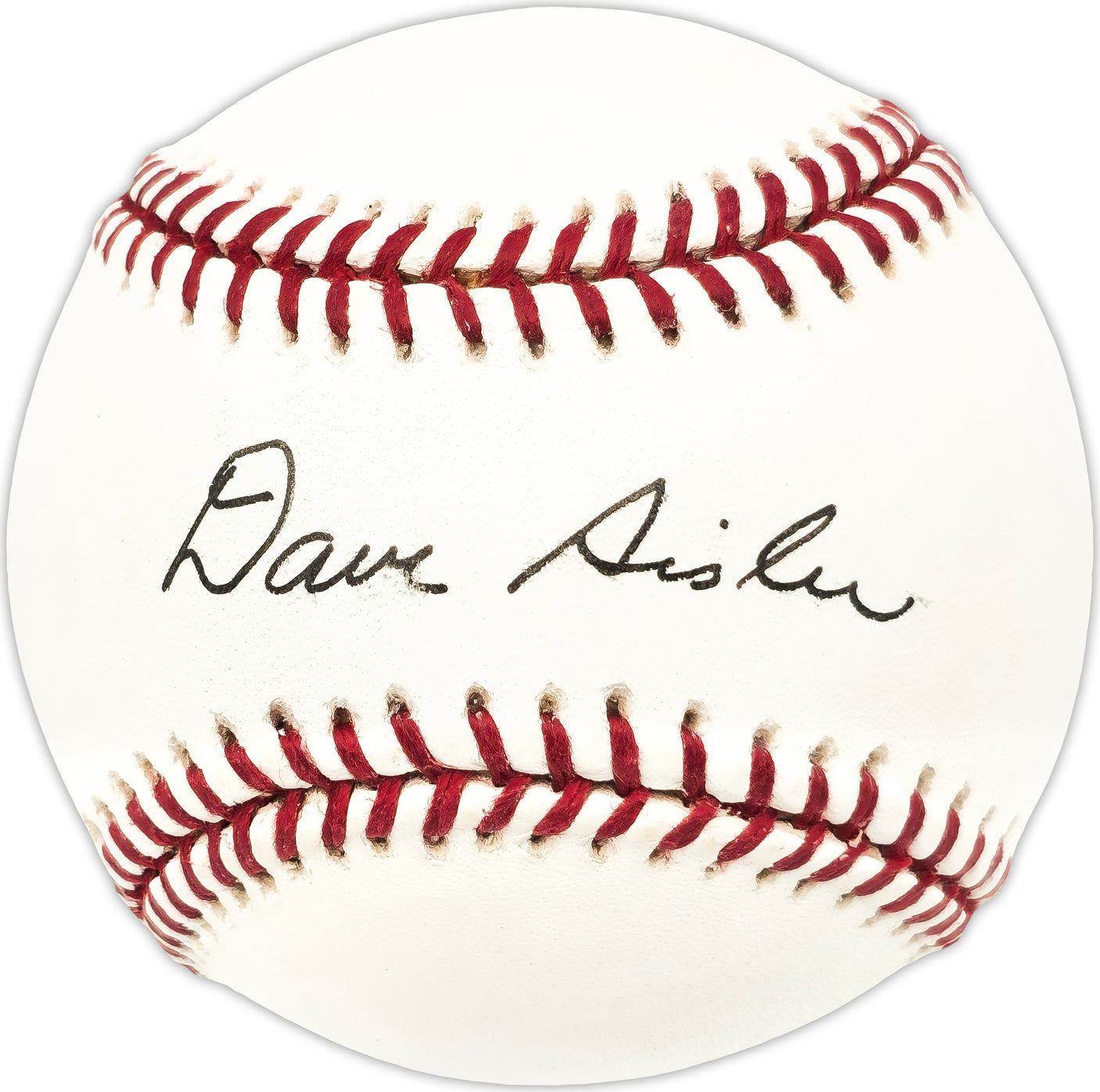 Dave Sisler Autographed Official AL Baseball Boston Red Sox, Detroit Tigers Beckett BAS QR #BN13230