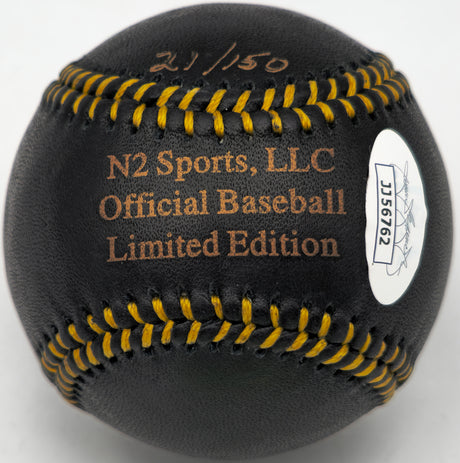 Joe Garagiola Autographed Official Black MLB Baseball St. Louis Cardinals "HOF 1991" JSA #JJ56762