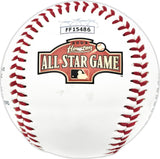 Milo Hamilton Autographed Official 2004 All Star Game Logo MLB logo Baseball Houston Astros "Holy Toledo" HOF 92 JSA #FF15486