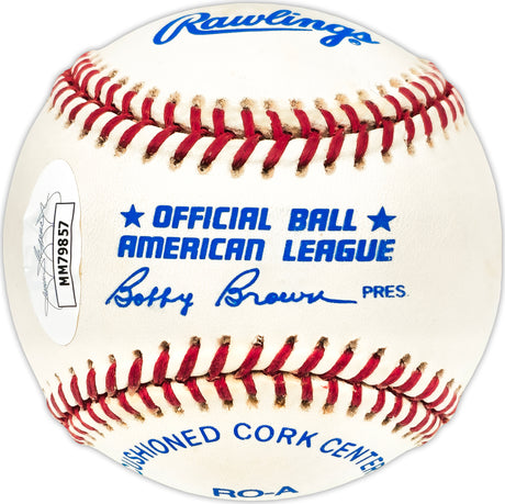 Jim Rice Autographed Official AL Baseball Boston Red Sox "MVP 78" JSA #MM79857