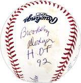 Andy Pafko Autographed Official MLB Baseball Atlanta Braves, Los Angeles Dodgers Statball With 7 Stats JSA #JJ83207