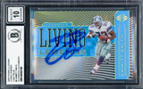 Emmitt Smith Autographed 2020 Panini Illusions Living Legends Light Blue Card #8 Dallas Cowboys Auto Grade Gem Mint 10 #171/299 Beckett BAS #16898198