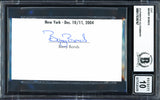 Barry Bonds Autographed 2"x3.5" Cut Signature San Francisco Giants Auto Grade Gem Mint 10 Full Name Beckett BAS Stock #233957