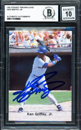 Ken Griffey Jr. Autographed 1989 Broder Cactus League All Stars Rookie Card #16 Seattle Mariners Auto Grade Gem Mint 10 Beckett BAS Stock #233973