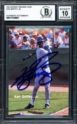 Ken Griffey Jr. Autographed 1989 Broder Cactus League All Stars Rookie Card #18 Seattle Mariners Auto Grade Gem Mint 10 Beckett BAS Stock #233974