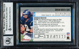 Drew Brees Autographed 2001 Bowman Rookie Card #164 San Diego Chargers Auto Grade Gem Mint 10 Beckett BAS Stock #220323