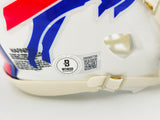 Bruce Smith Autographed Buffalo Bills White Speed Mini Helmet Beckett BAS Witness Stock #233776