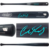 Cal Raleigh Autographed Black Louisville Slugger Pro Stock Baseball Bat Seattle Mariners Fanatics Holo Stock #233712