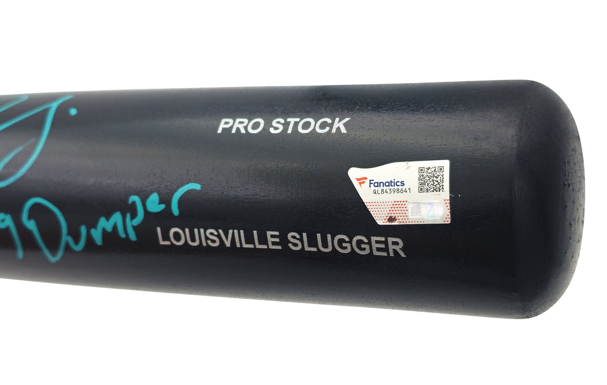 Cal Raleigh Autographed Black Louisville Slugger Pro Stock Baseball Bat Seattle Mariners "Big Dumper" Fanatics Holo Stock #233711