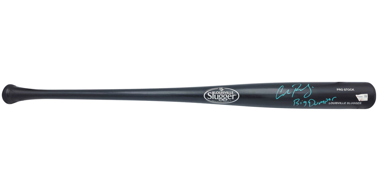 Cal Raleigh Autographed Black Louisville Slugger Pro Stock Baseball Bat Seattle Mariners "Big Dumper" Fanatics Holo Stock #233711