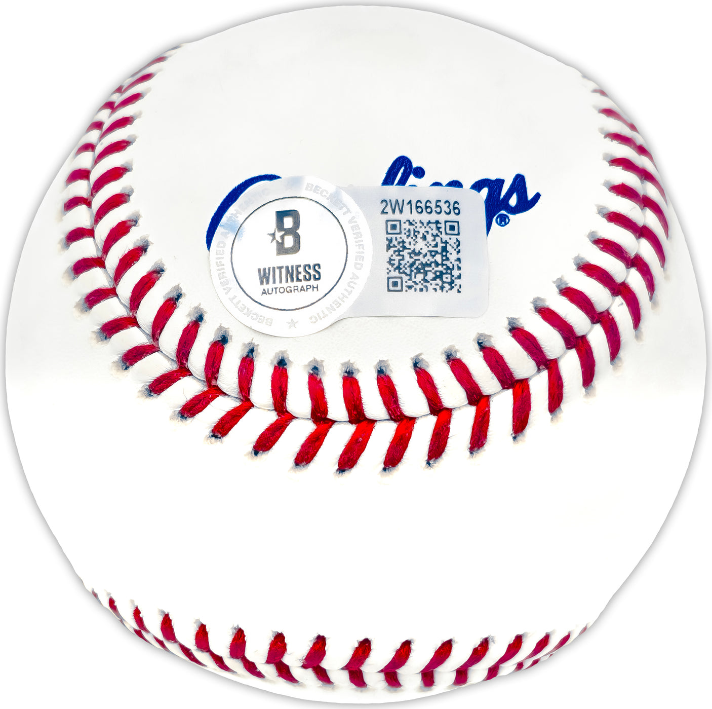 Jim Leyland Autographed Official Hall of Fame HOF Logo Baseball Detroit Tigers Beckett BAS Witness Stock #233737