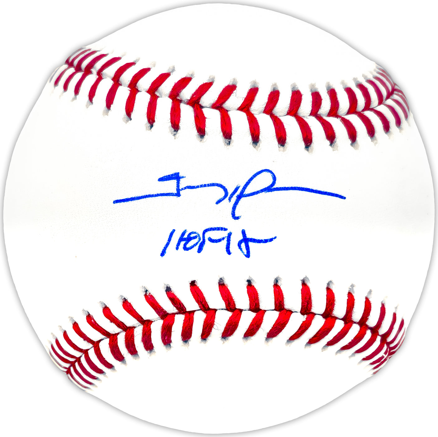 Trevor Hoffman Autographed Official MLB Baseball San Diego Padres "HOF 18" Beckett BAS Witness Stock #233778