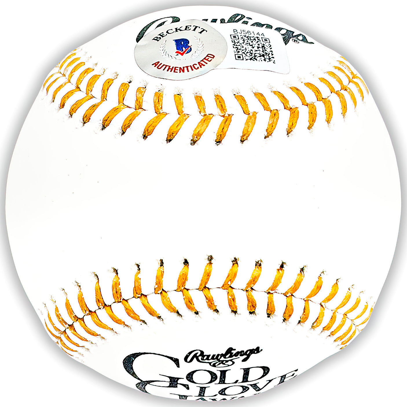 Mookie Betts Autographed Official Gold Glove Logo MLB Baseball Los Angeles Dodgers Beckett BAS QR Stock #218697