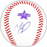 Mookie Betts Autographed Official 2021 All Star Game Logo MLB Game Baseball Los Angeles Dodgers Beckett BAS QR Stock #218699