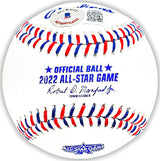 Mookie Betts Autographed Official 2022 All Star Game Logo MLB Game Baseball Los Angeles Dodgers Beckett BAS QR Stock #218700