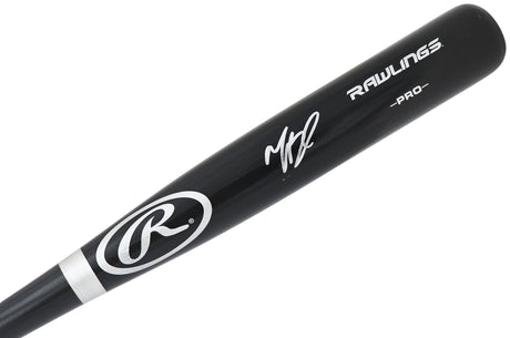 Mookie Betts Autographed Black Rawlings Pro Bat Los Angeles Dodgers Beckett BAS QR Stock #218695