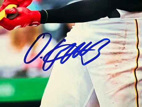 Oneil Cruz Autographed 16x20 Photo Pittsburgh Pirates Beckett BAS QR Stock #218688