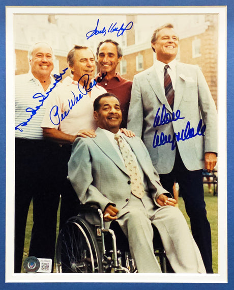 Los Angeles Dodgers Legends Autographed Framed 8x10 Photo With 4 Signatures Including Sandy Koufax Beckett BAS #AC56665