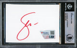 Serena Williams Autographed 2.5x3.5 Cut Signature Red Beckett BAS #15867642