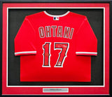 Los Angeles Angels Shohei Ohtani Autographed Framed Jersey MLB & Fanatics Holo #B590422