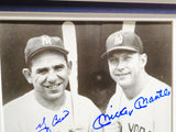 Mickey Mantle & Yogi Berra Autographed Framed 8x10 Photo New York Yankees Beckett BAS #AC85122