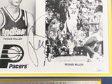 Reggie Miller Autographed Framed 8x10 Photo Indiana Pacers JSA #AP24916