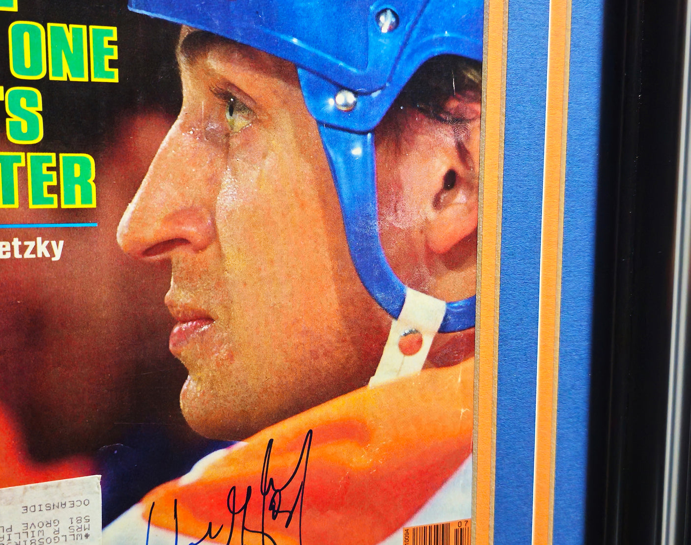 Wayne Gretzky Autographed Framed 8x11 Sports Illustrated Magazine Cover Edmonton Oilers JSA #AS54720