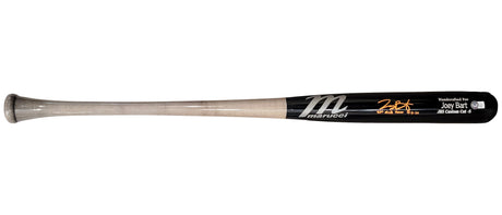 Joey Bart Autographed Black Marucci Player Model Bat San Francisco Giants "1st MLB Homer" Beckett BAS Witness Stock #208239