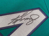 Seattle Mariners Ken Griffey Jr. Autographed Teal Authentic Mitchell & Ness 1995 Cooperstown Collection 75th Negro League Commemorative Year Jersey Size 52 Beckett BAS Witness Stock #234583