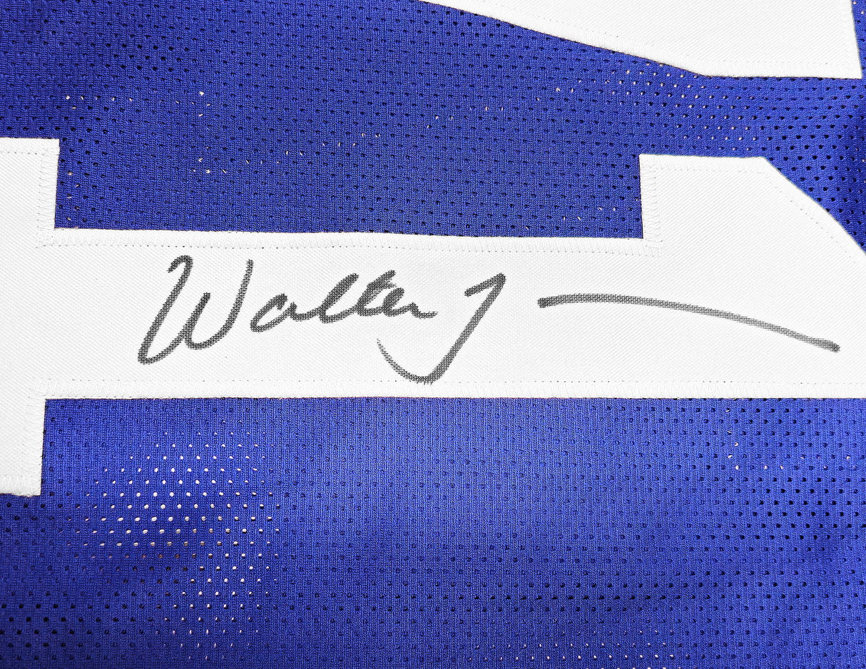 Seattle Seahawks Walter Jones Autographed Blue Jersey JSA Stock #234534