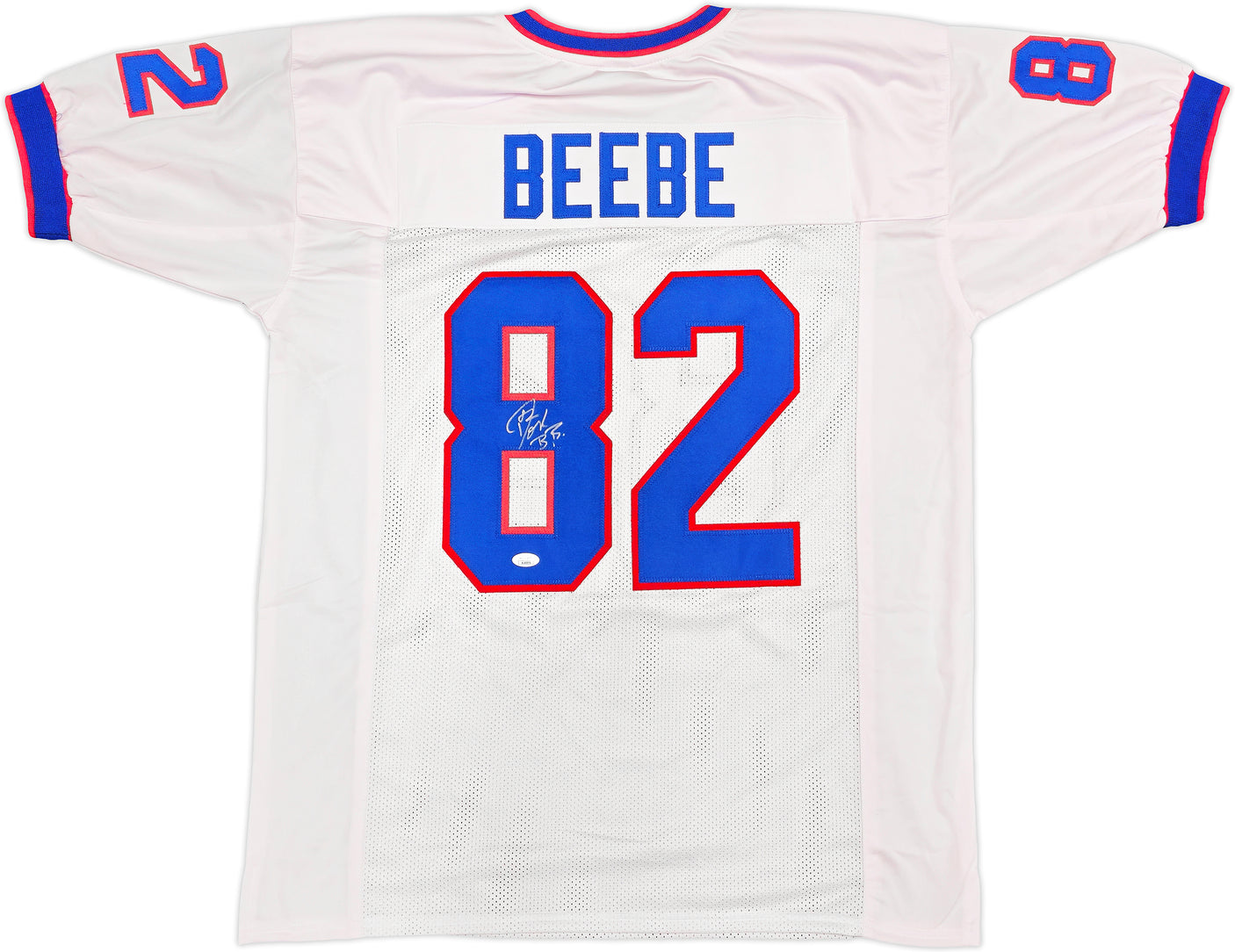 Buffalo Bills Don Beebe Autographed White Jersey JSA Stock #234531