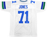 Seattle Seahawks Walter Jones Autographed White Jersey JSA Stock #234533