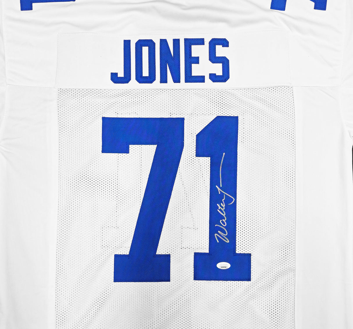 Seattle Seahawks Walter Jones Autographed White Jersey JSA Stock #234533