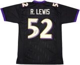 Baltimore Ravens Ray Lewis Autographed Black Jersey JSA Stock #234694