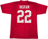 Alabama Crimson Tide Mark Ingram Autographed Red Jersey Beckett BAS QR Stock #234692